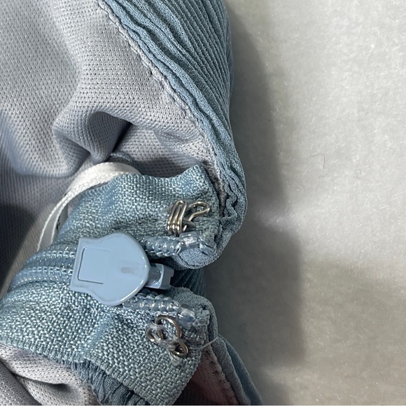 Lulu’s Lovely Endings Dusty Blue One-Shoulder Pleated Maxi Dress Dusty Blue 1X - Picture 8 of 12